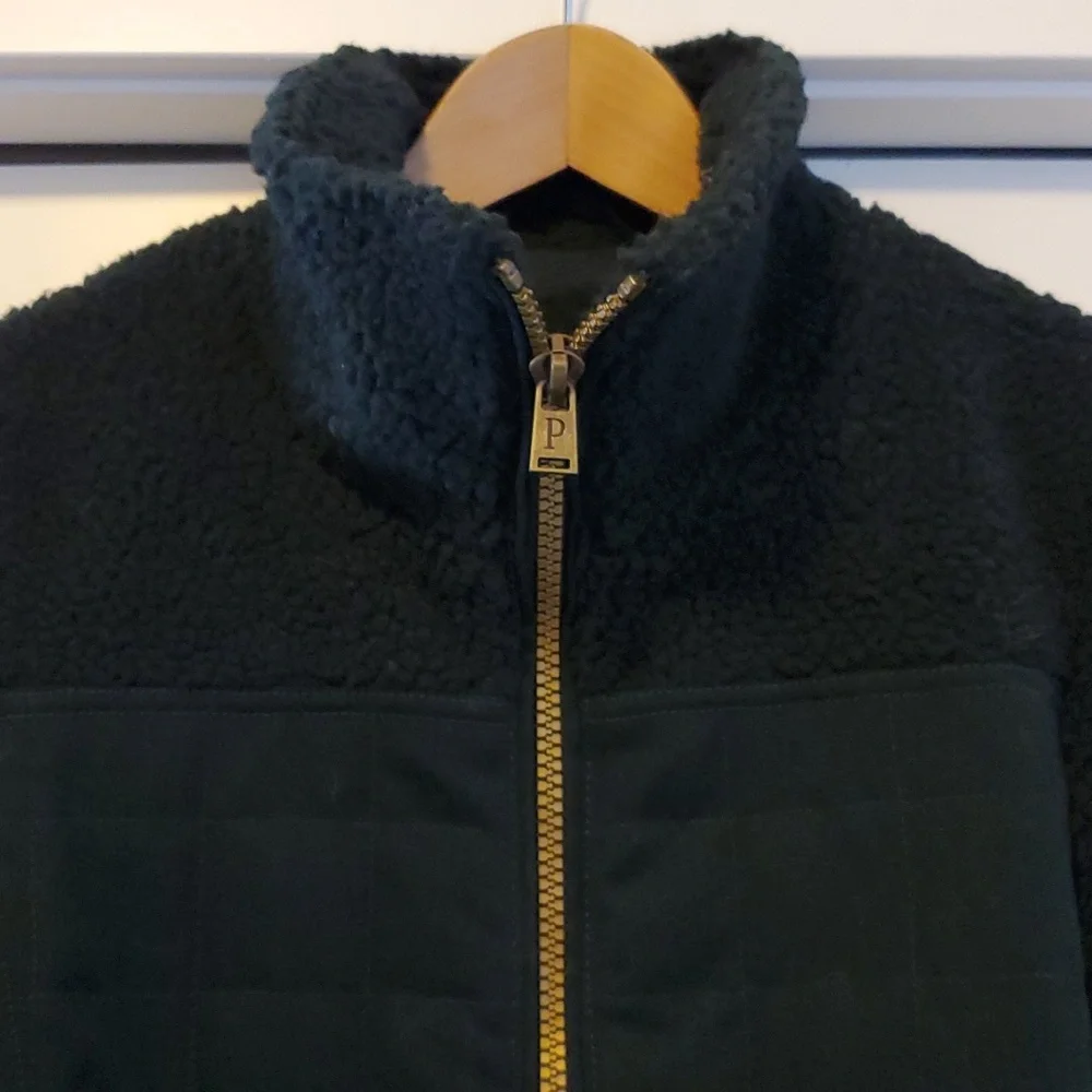 Pendleton salida canvas sherpa jacket (dark teal color) - Picture 4 of 13